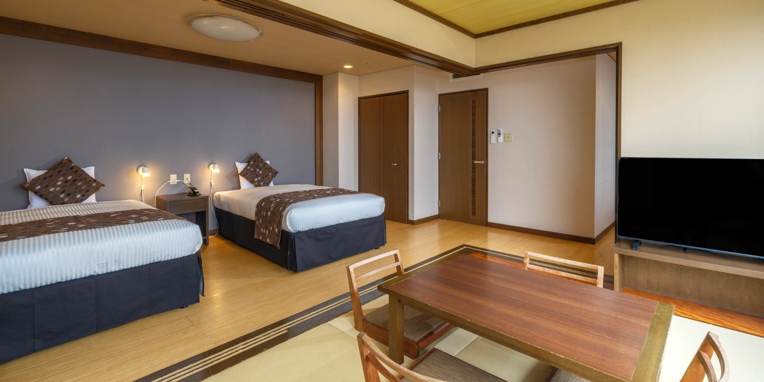 天然温泉】露天風呂付デラックス和洋室