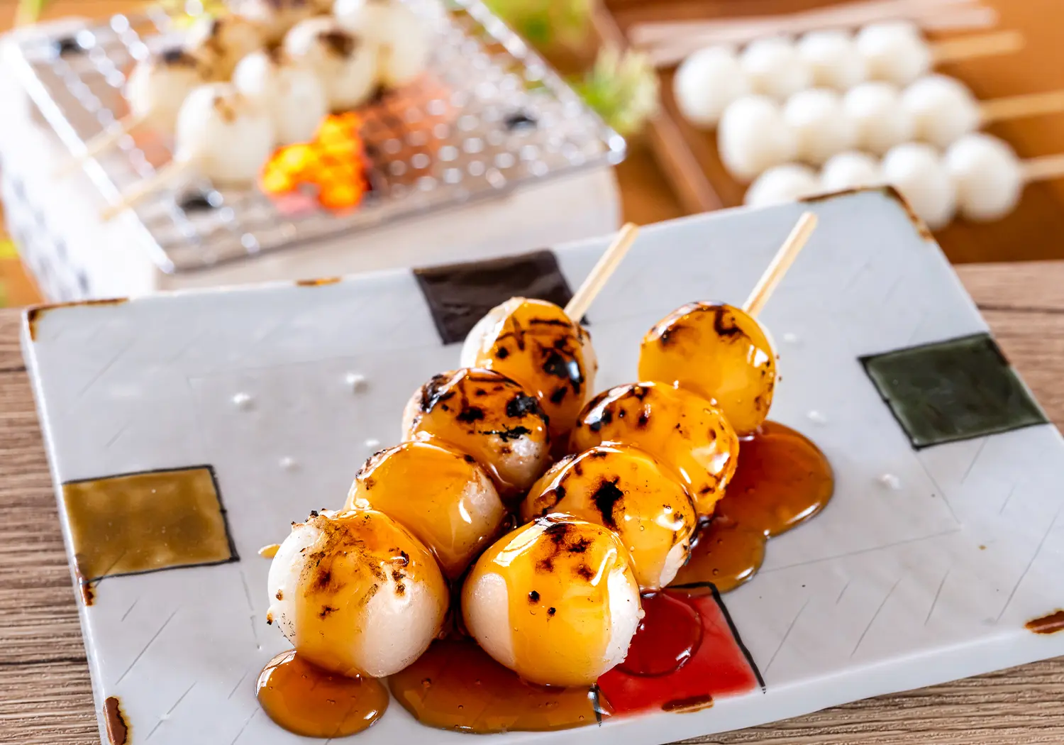 セルフ団子コーナー