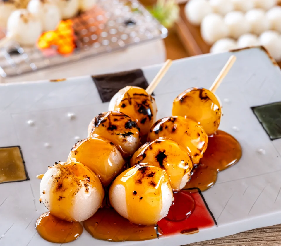 焼きみたらし団子