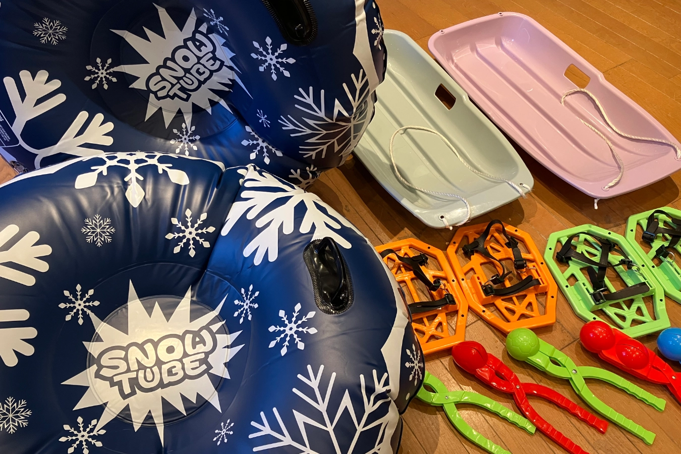 雪遊びグッズ無料貸出