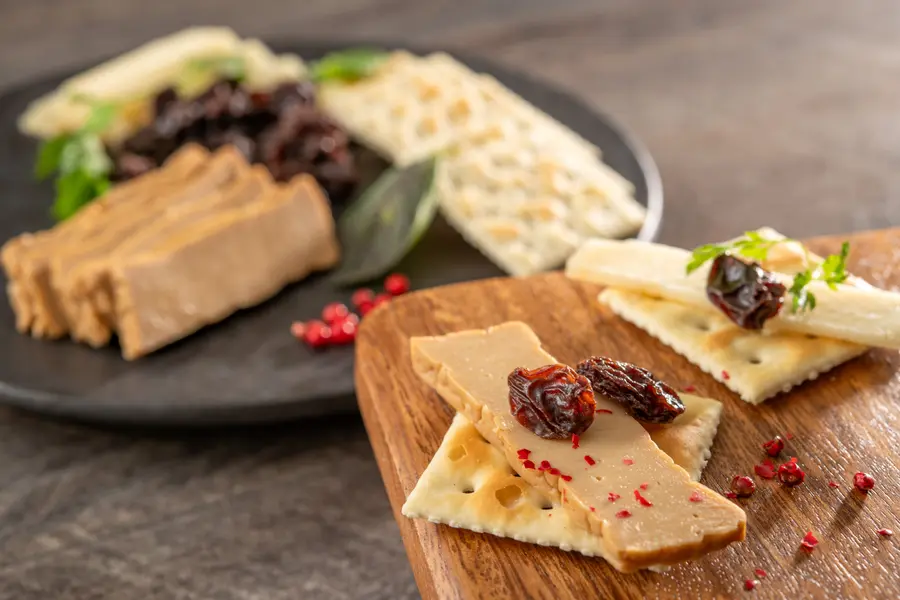 Tofu pickled in miso and raisins from Coco Farm