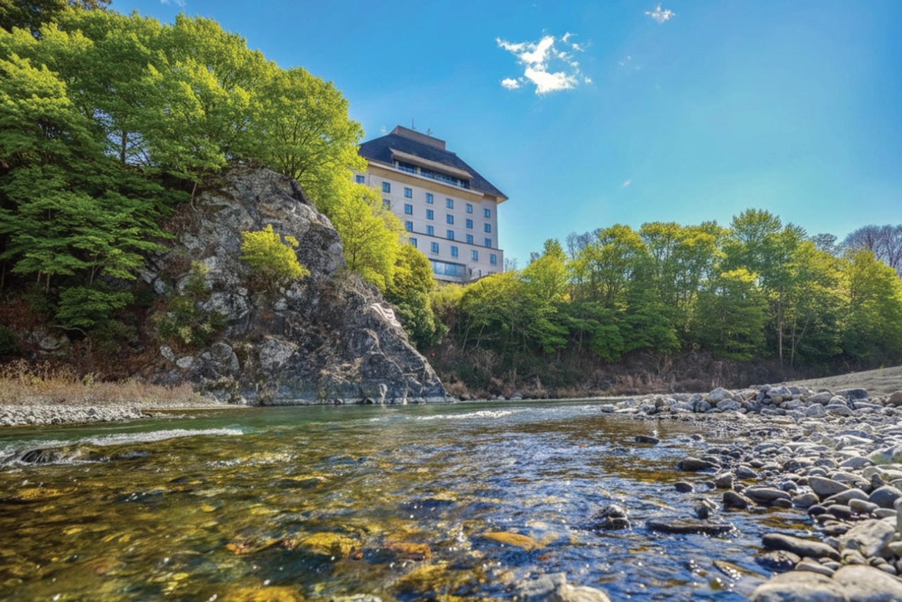 「柳淵橋」からの眺め
