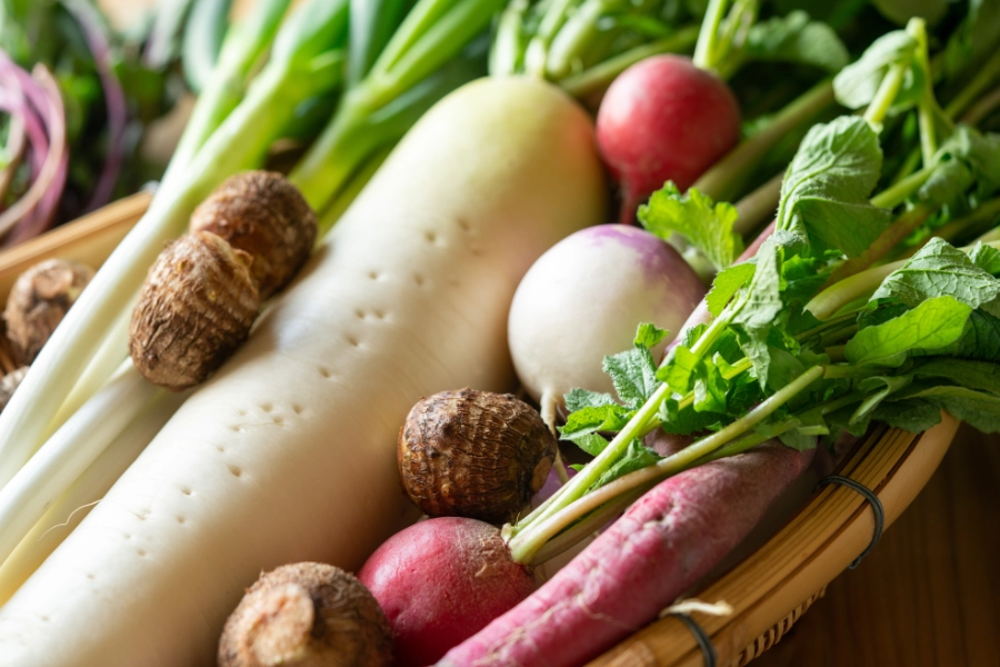 青梅で味わえる地元食材