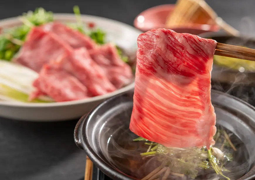 【極み会席】秋川牛しゃぶしゃぶと江戸郷土料理の深川めし