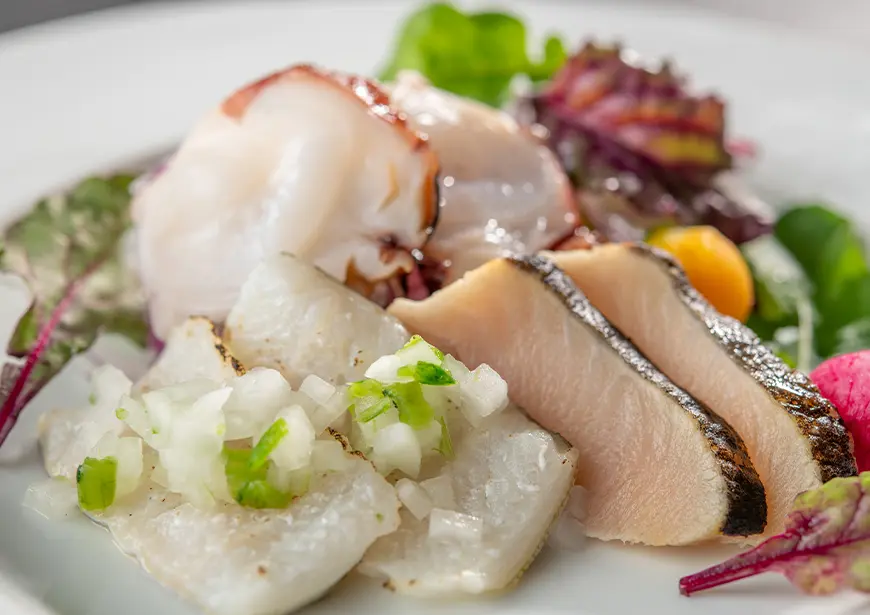 【土地の恵み会席】料理長厳選食材と江戸ねぎま鍋を愉しむ