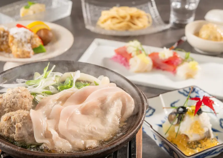 【季節の会席】青梅ポークと旬の食材を味わう
