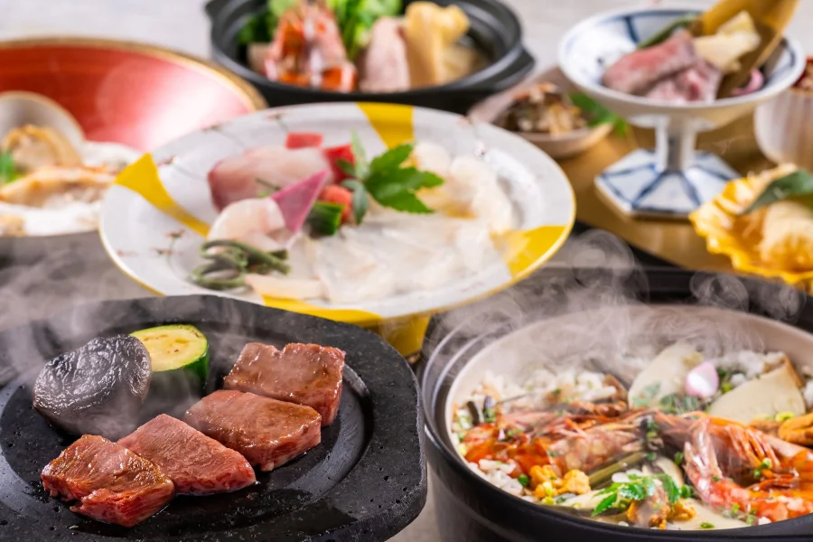 【特別会席／土鍋ごはん付】おいでませ、山口周遊味の旅　春