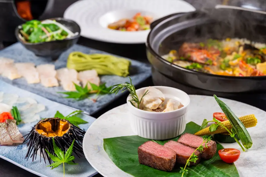 【特制会席料理套餐 / 含砂锅饭】欢迎来到山口县的春季美食之旅