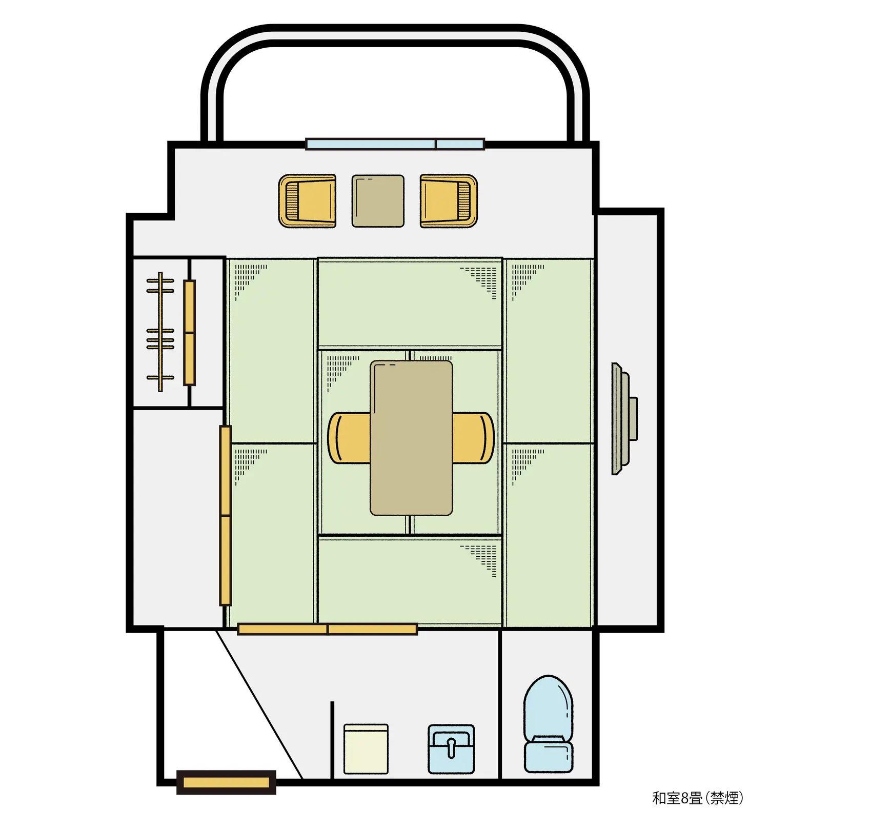 Japanese-style room 8 Tatami