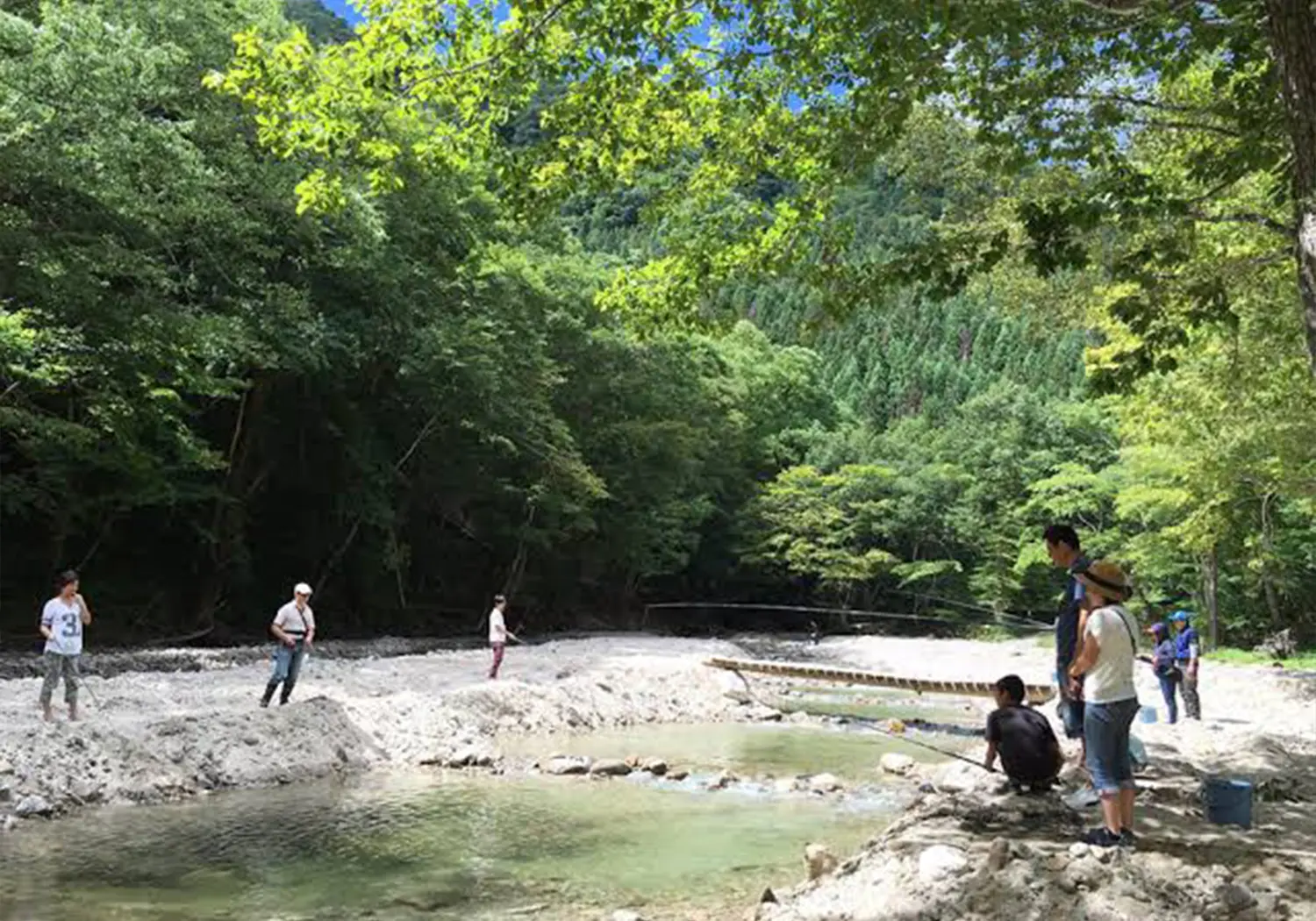 渓流釣り