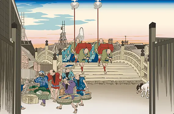 食材は関西から江戸へ、食事は1日3食へ