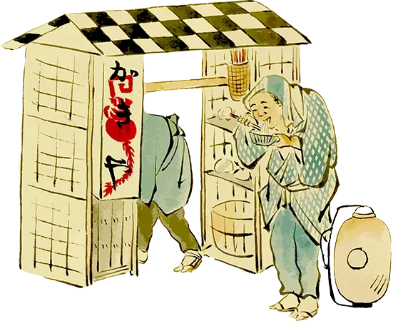 屋台や飯屋が登場、いまに続く外食文化