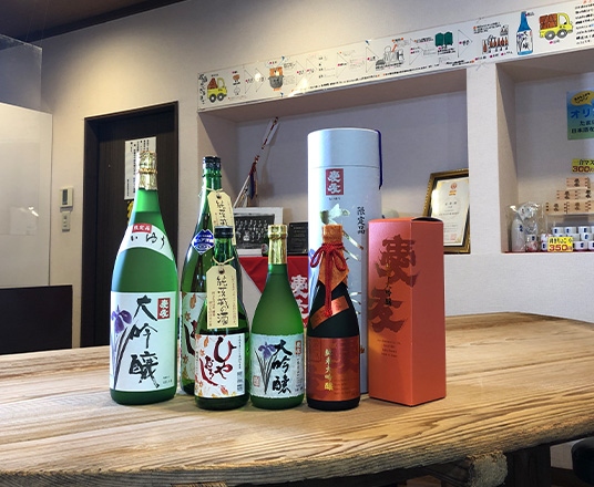 Carefully crafted sake that is highly rated around the world