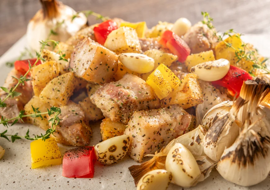 八幡平ポークと新じゃがの香草焼きイメージ