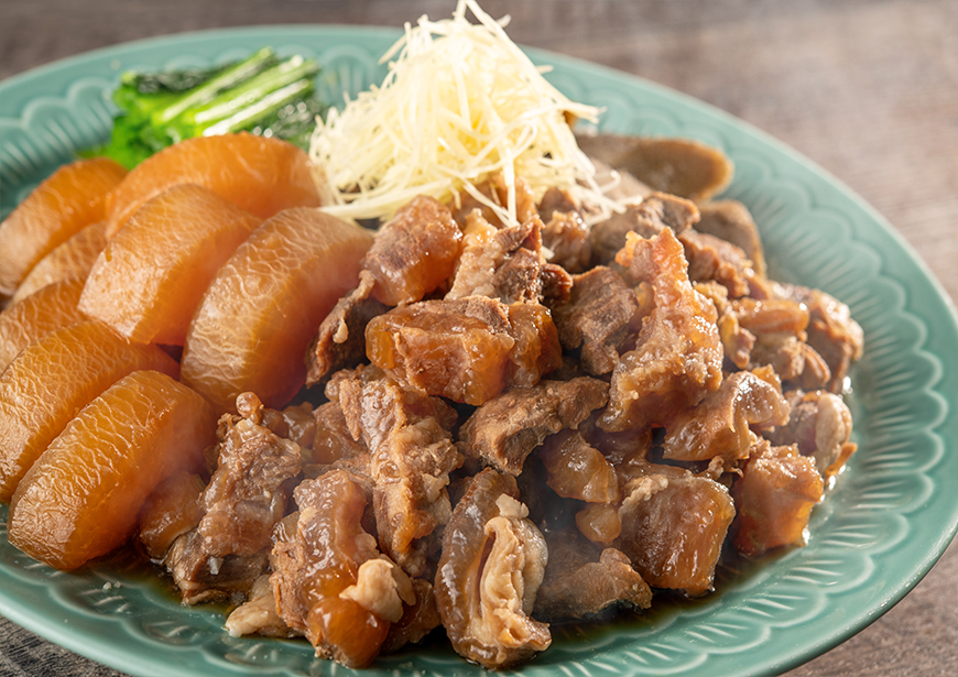 大根と秋田牛筋煮込みイメージ