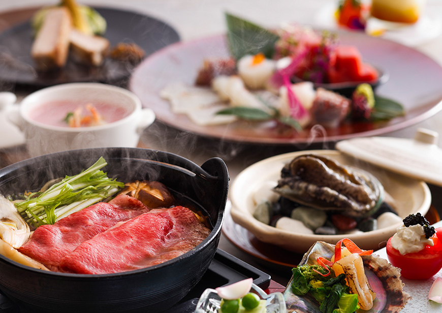 【福地計畫】1晚2餐懷石餐享用三大日本牛肉鬆阪牛和鮑魚