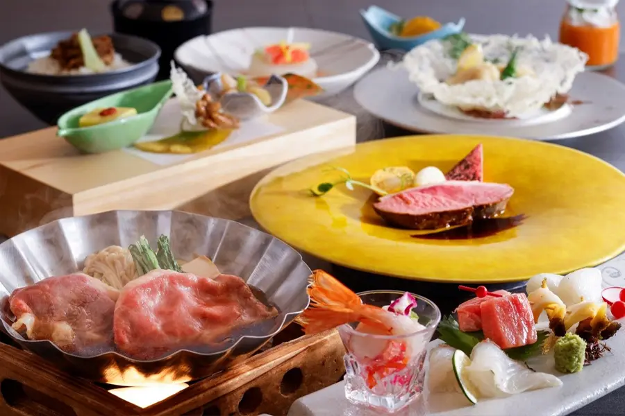 【土地の恵みプラン】1泊2食　地元ならではの旬の食材を楽しむ会席