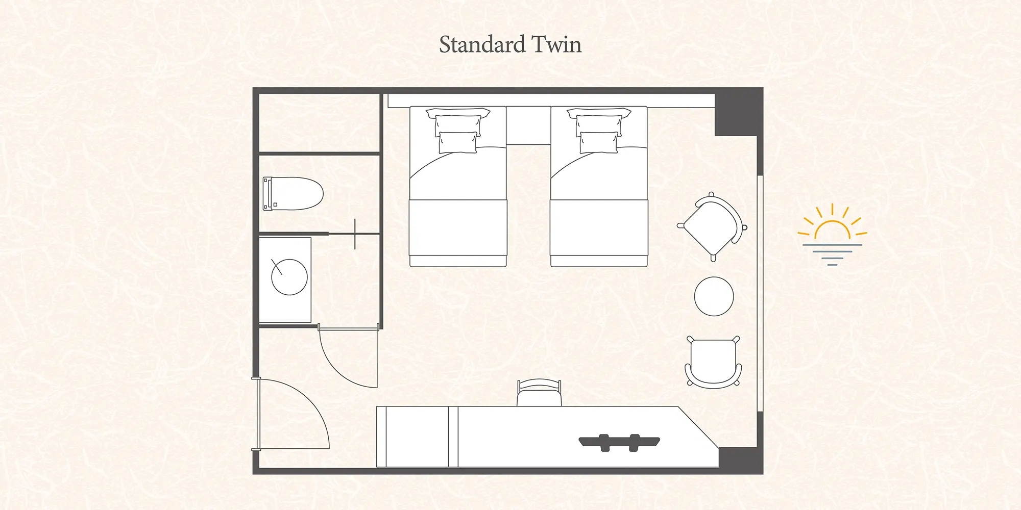 スタンダードツイン レイアウト