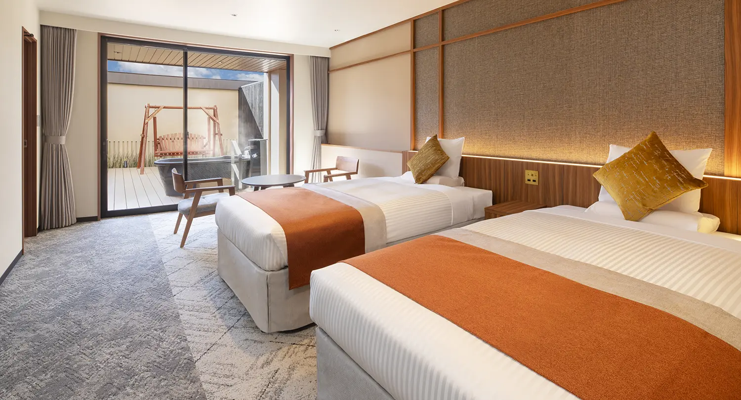 【露天風呂付き】デラックスルーム～潮風テラス～