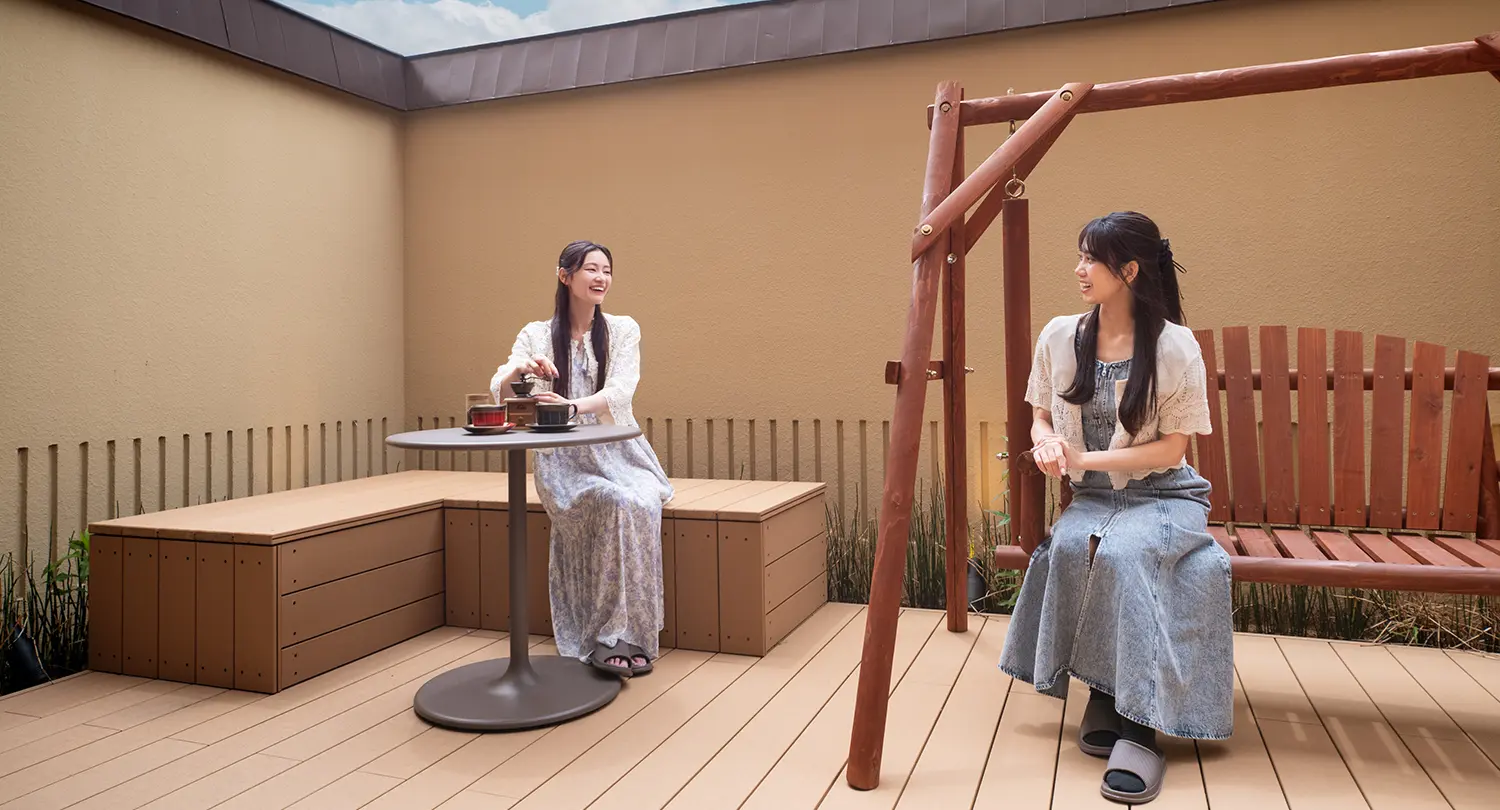 【露天風呂付き】デラックスルーム～潮風テラス～