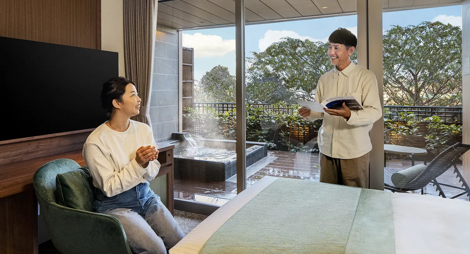 【温泉露天風呂付き】スーペリアツイン～潮風テラス～