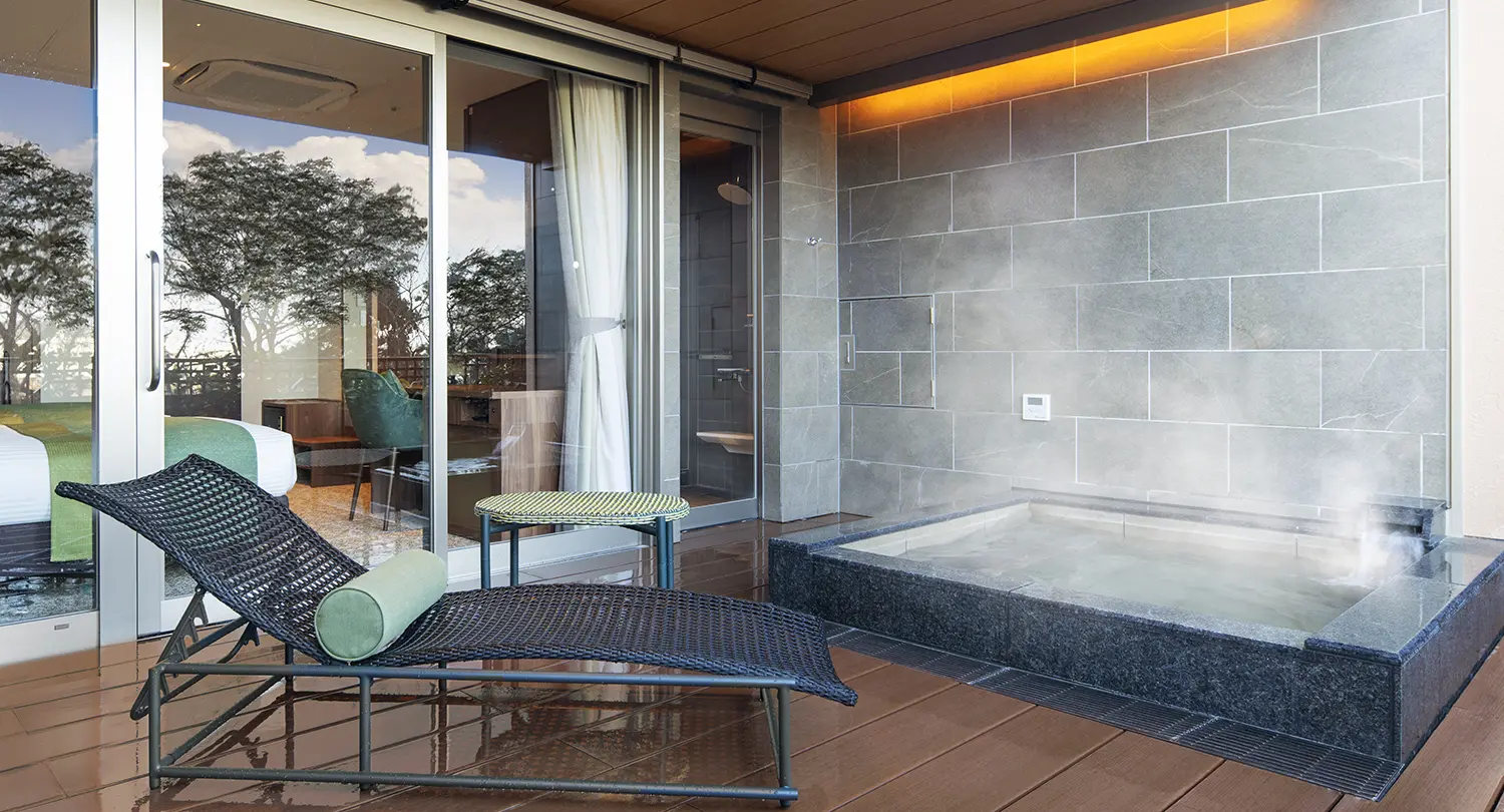 【温泉露天風呂付き】スーペリアツイン～潮風テラス～