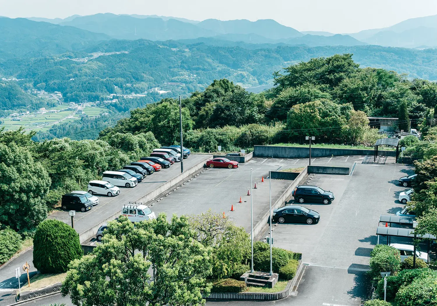 야외 무료 주차장