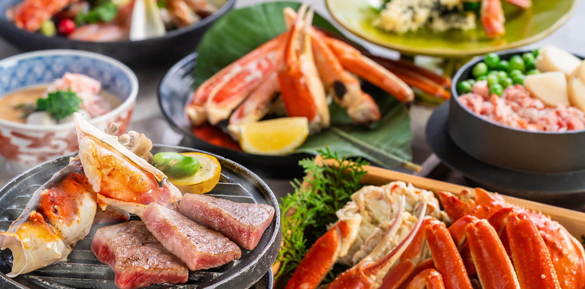 全年您都可以享用我們主廚的招牌螃蟹菜餚。