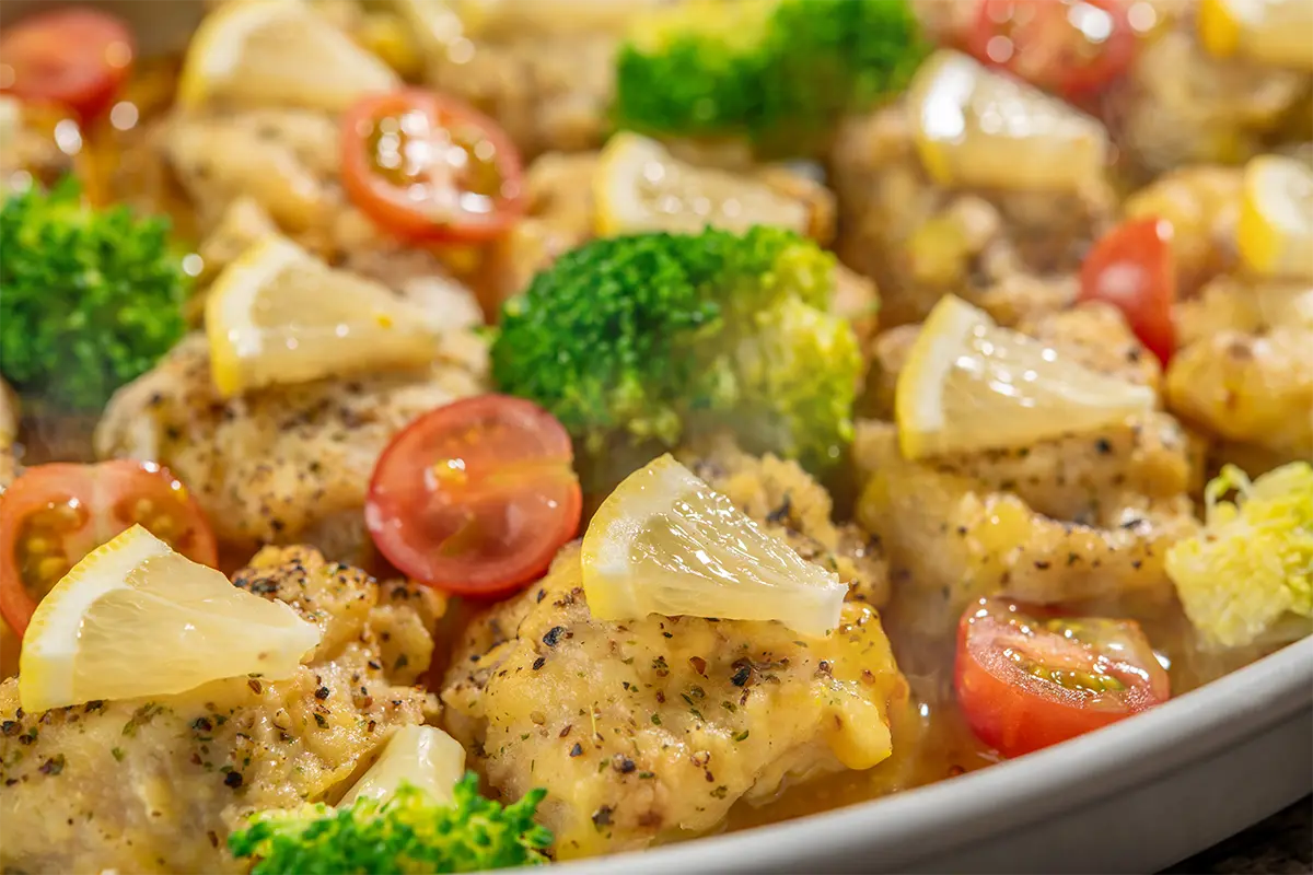 レモンチキン ハニーマスタードソース