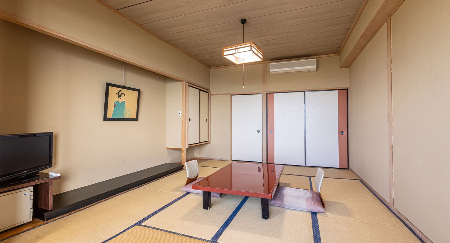 Japanese-style room 10 Tatami panoramic view (with bath)