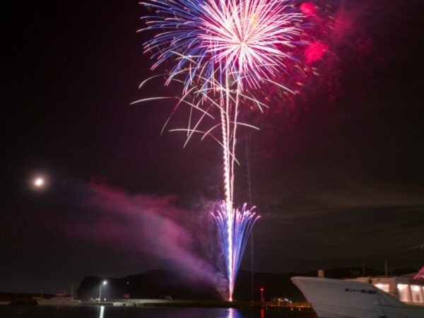 連夜の花火IN天津小湊2025