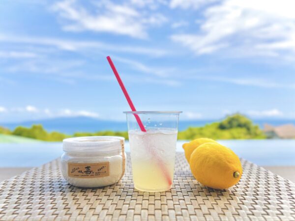 ７月のウェルカムドリンクは「満月の塩レモン」🍋✨