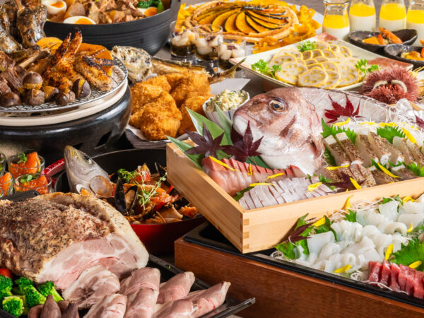 【国産和牛すき焼き×天草海鮮グルメ】秋香る味覚めぐりビュッフェ