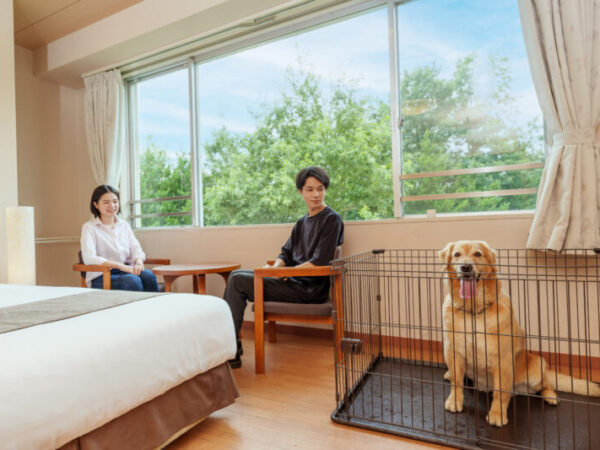 2026年４月11日リブランドオープン「亀の井ホテル 大和平群」は  「わんわんパラダイス奈良生駒」 に生まれ変わります。