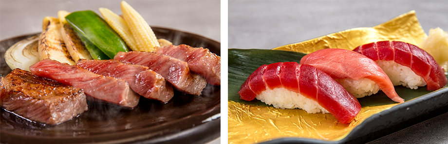 前沢牛＋大間まぐろ