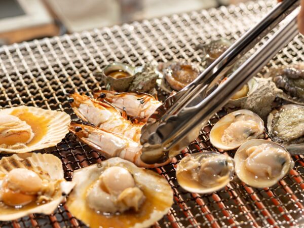オープングリル新設！「オープングリルで５種の海鮮焼プラン」大好評！