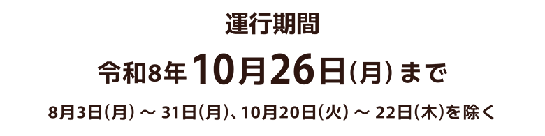 トレイン期間