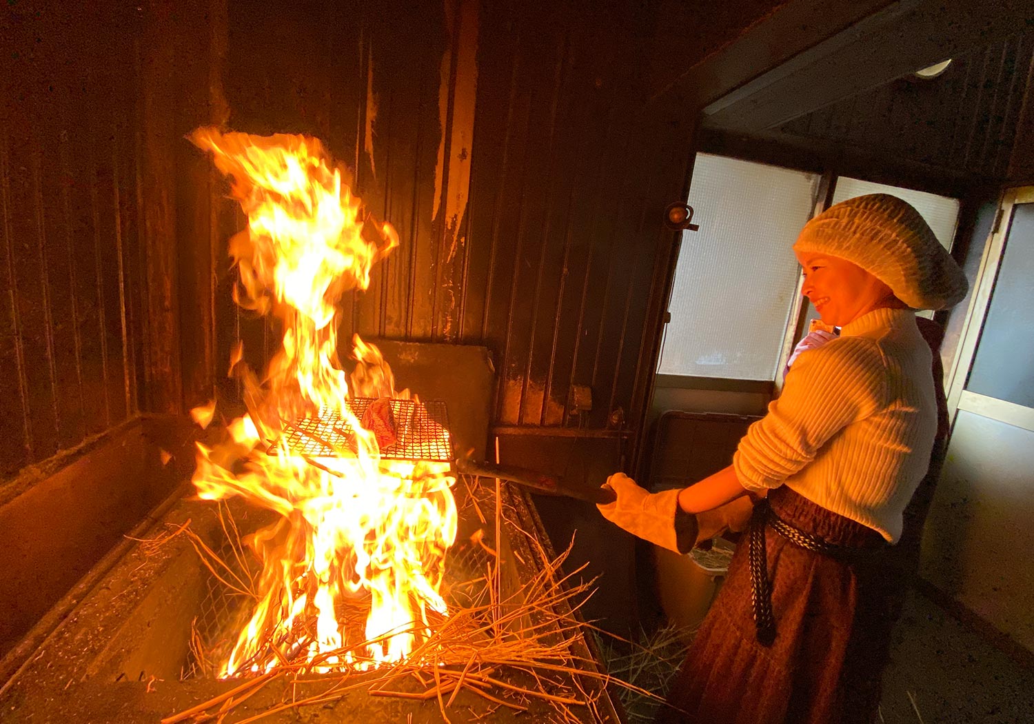 かつおのわら焼き体験