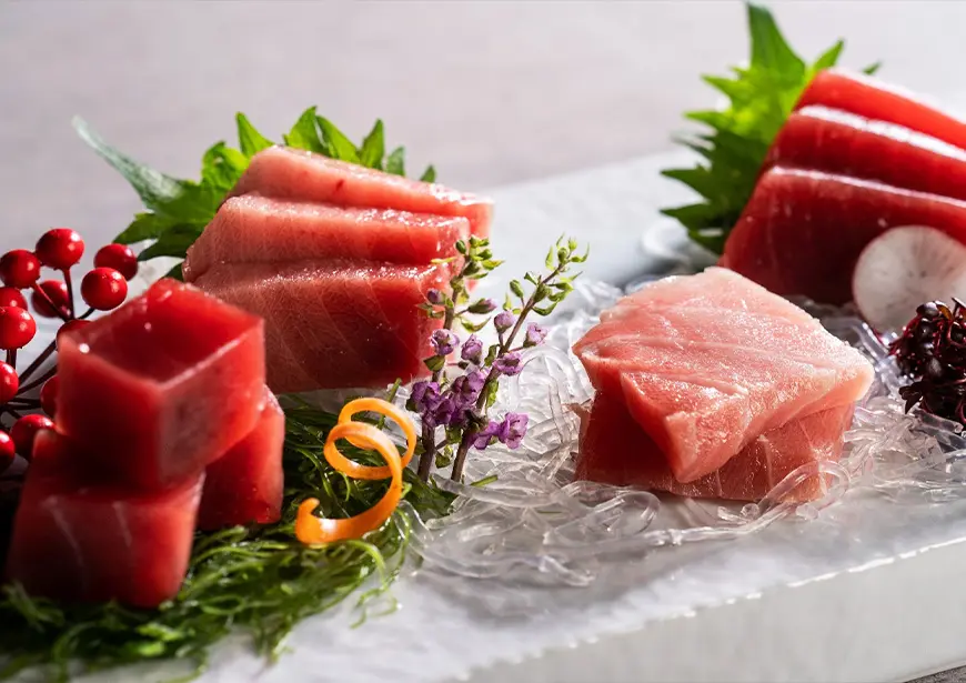 焼津ミナミマグロ造里(中トロ・赤身)