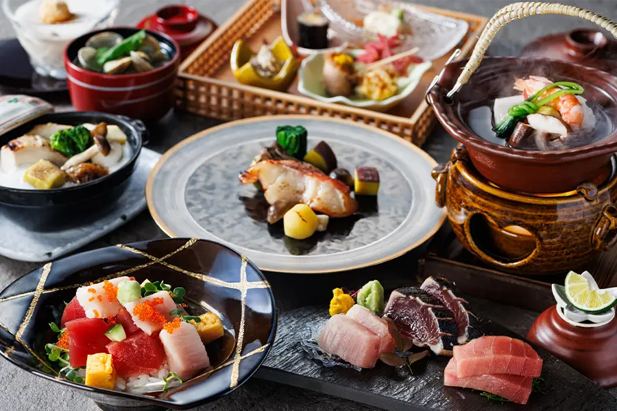 【土地の恵み会席】焼津ミナミマグロの深き味わいに感謝、海の幸を堪能