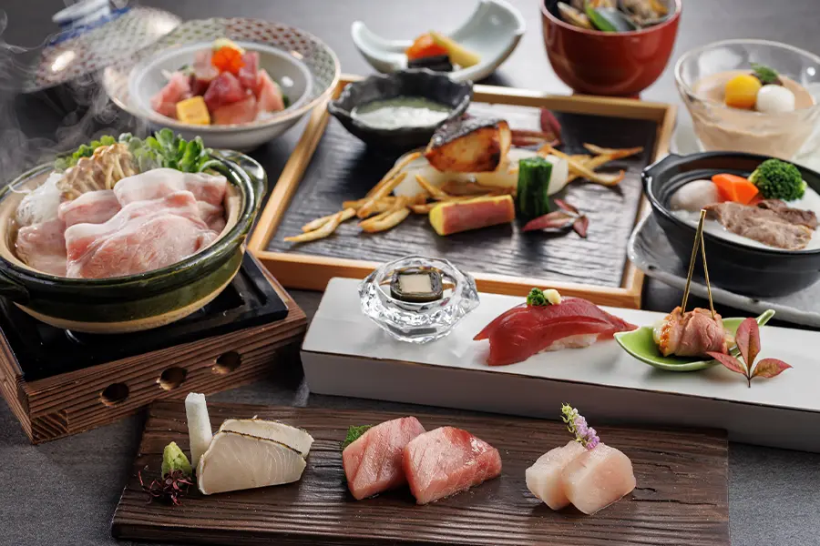 【土地の恵み会席】焼津ミナミマグロの深き味わいに感謝、海の幸を堪能