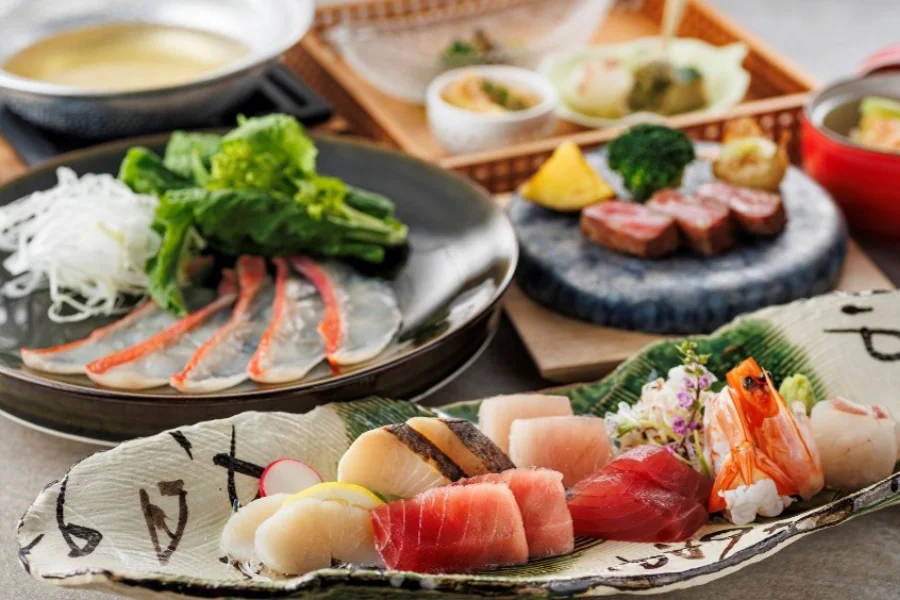 焼津ミナミマグロ豪華七種盛と特選和牛の料理長おすすめ特別会席【2026年3月～5月】