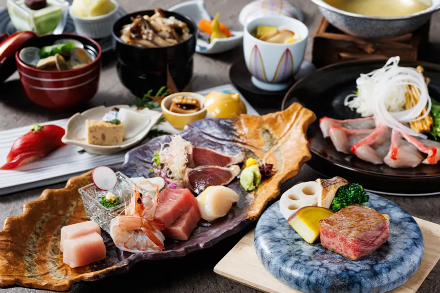 焼津ミナミマグロ豪華七種盛と特選和牛の料理長おすすめ特別会席【2025年7月～8月】