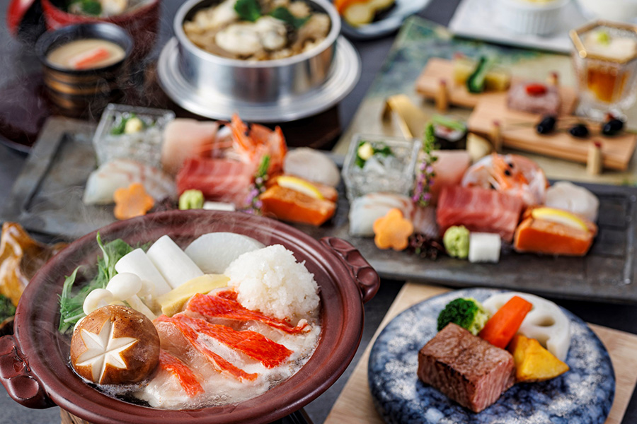 焼津ミナミマグロ豪華七種盛と特選和牛の料理長おすすめ特別会席【12月～2025年2月】