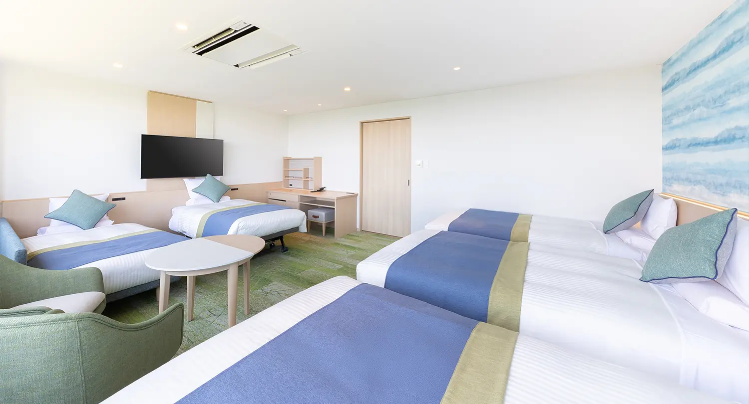 【オーシャンビュー】デラックスファミリールーム（バス付）