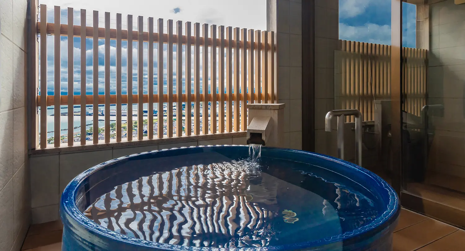 【オーシャンビュー】露天風呂付き特別和洋室