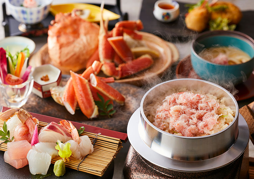 [Special Kaiseki] Crab dishes