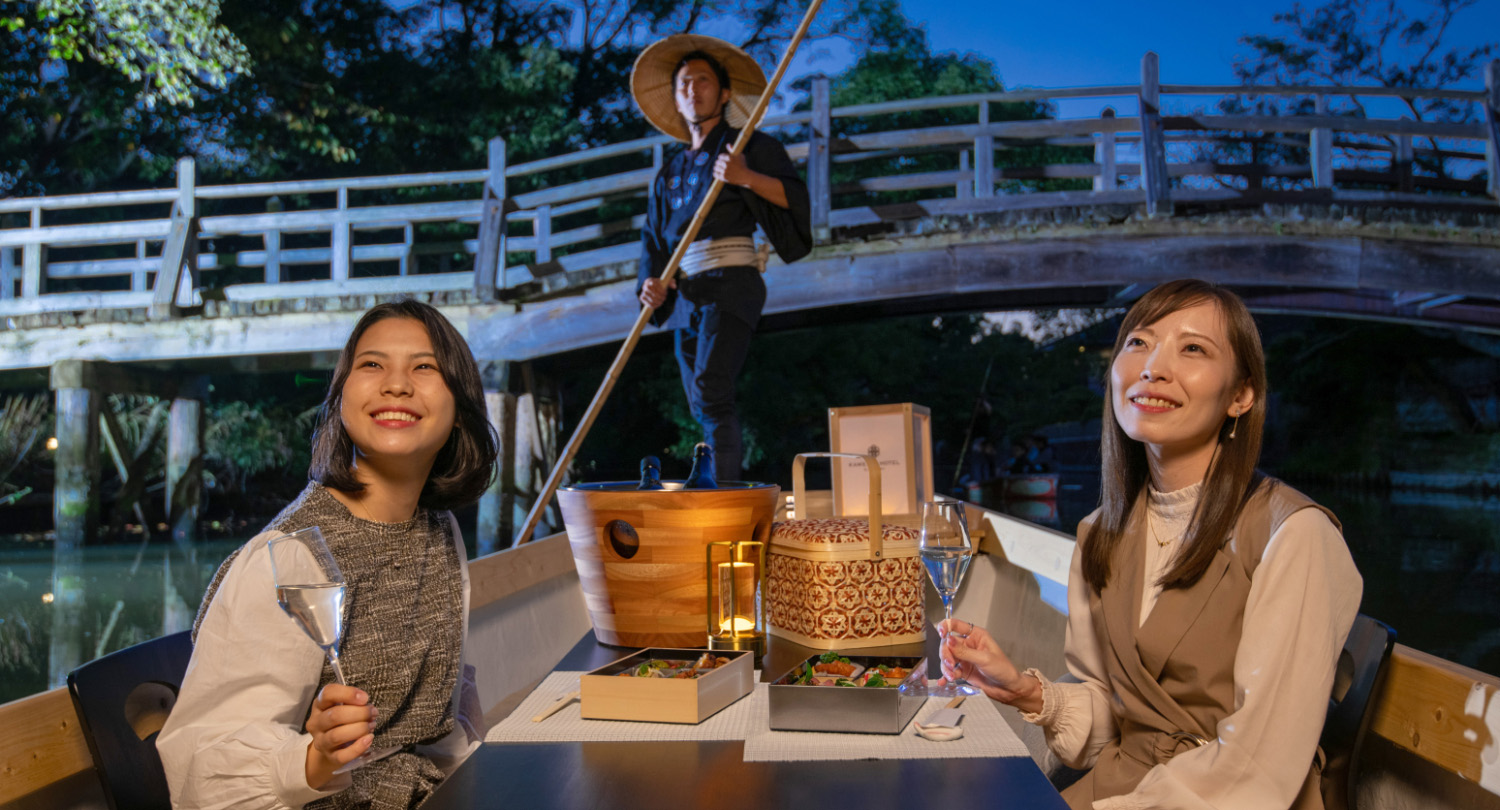 川下り付き！舟飲み宿泊プラン