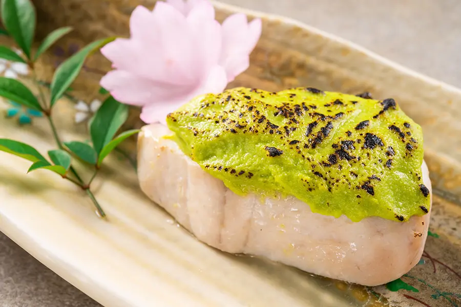 【土地の恵み会席】鰆の鶯焼