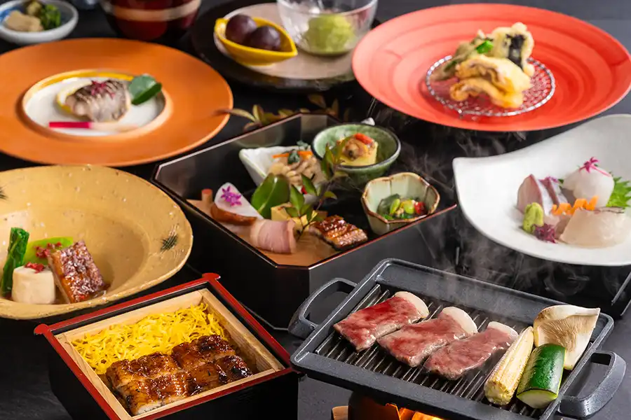 【土地の恵み会席】(6月～8月)